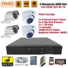 4 Kameralı Ahd Set – 2 Mp Kamera